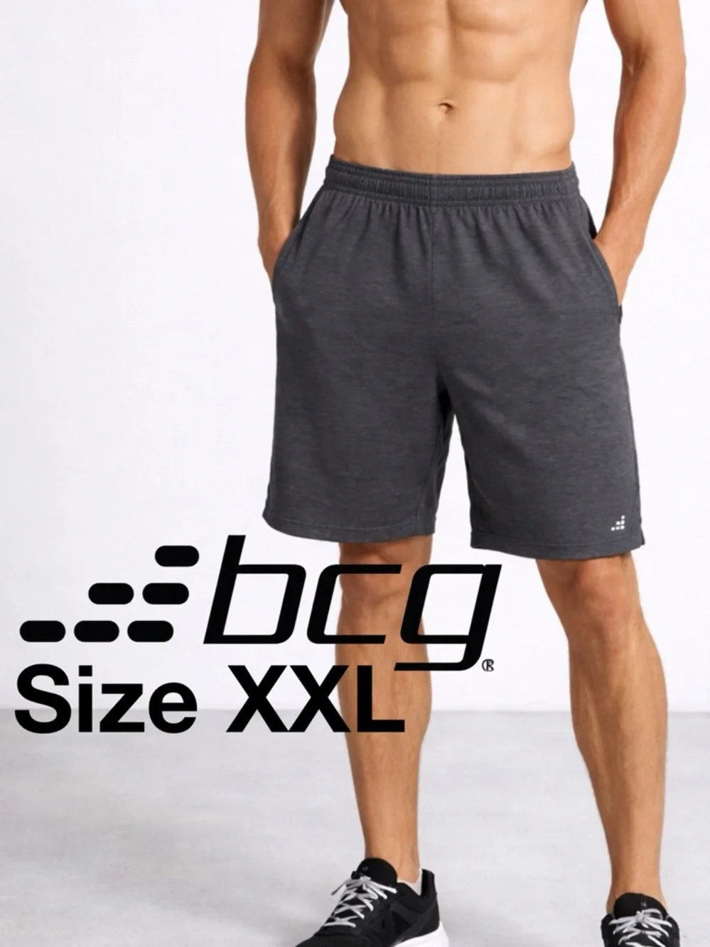 🩵♥️👉Men’s BCG Athletic Shorts-Running Workout CrossFit Basketball-Size XXL
